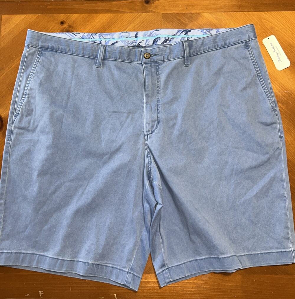 Tommy Bahama Chino Shorts Men's Size 44 NWT Light Blue Retail $110
